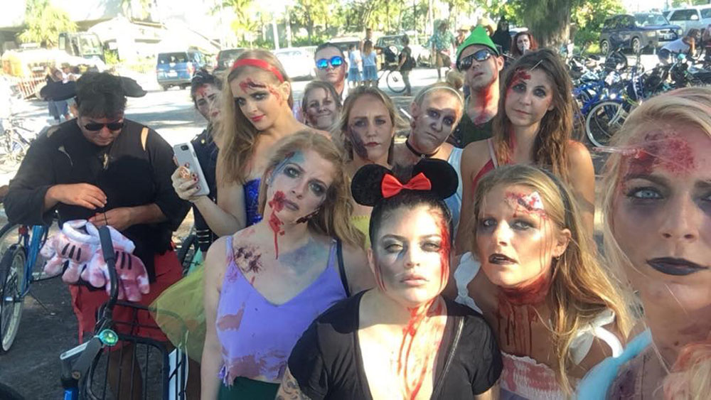 Zombie Bike Ride 2018 photo - Duval Street, Key West